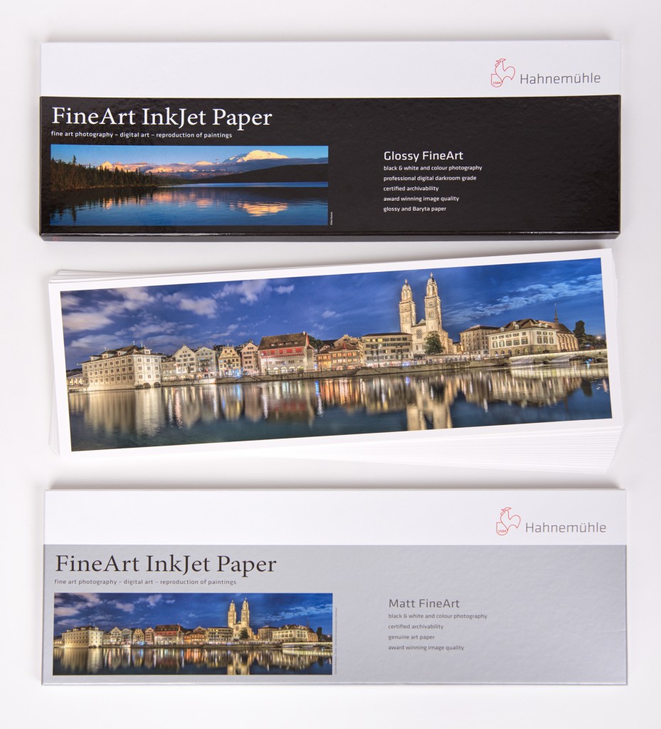 Hahnemühle Panoramic Photo Rag papers